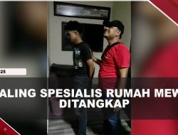 [Video] Diringkus Polisi, Maling Spesialis Rumah Mewah Ternyata Remaja