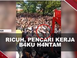 [VIDEO] Job Fair Ricuh, Para Pencari Kerja Terlibat Baku Hantam