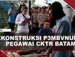 [VIDEO] Ngeri, Rekonstruksi P3mbvnuhan Pegawai Honorer CKTR Batam