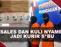 [VIDEO] Nyambi Jadi Kurir Sabu, Sales Dan Kuli Bangunan Ditangkap Di Batam