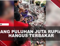 [VIDEO] Uang Puluhan Juta Rupiah Hangus Terbakar