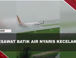 [VIDEO] Pesawat Batik Air Nyaris Kecelakaan Akibat Cuaca Buruk