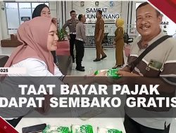 [VIDEO] Samsat Beri Sembako Gratis Bagi Warga Taat Bayar Pajak Kendaraan