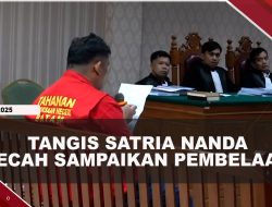 [VIDEO] Eks Kasat Narkoba Barelang Menangis Sampaikan Pembelaan