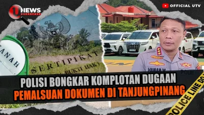 [VIDEO] Polresta Tanjungpinang Tangani Kasus Pemalsuan Surat Tanah | U-NEWS REPORTASE