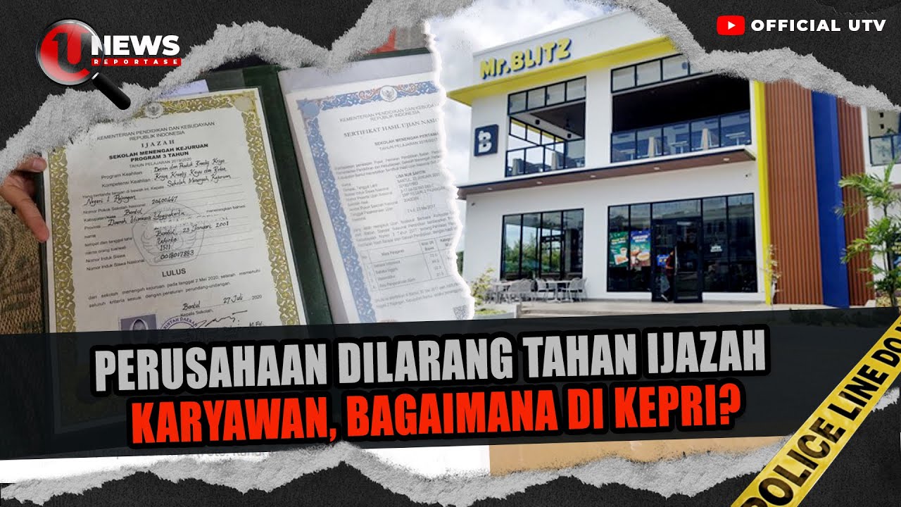 Penahanan Ijazah Karyawan Dilarang, Bisa Kena Pidana