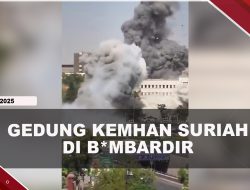 [VIDEO] Israel B*m Gedung Kementerian Pertahanan Suriah
