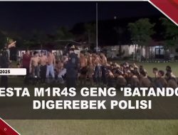 [VIDEO] Pesta Miras Geng ‘Batandos’ Digerebek, 183 Remaja Diciduk
