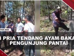 [VIDEO] Tiga Pria Ngamuk Obrak-Abrik Ayam Bakar Pengunjung Pantai | U-NEWS