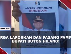 [VIDEO] Warga Laporkan Bupati Buton Sebagai Orang Hilang Ke Polisi