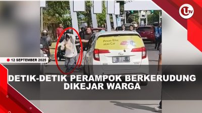 [VIDEO] Perampok Pakai Baju Wanita Gagal Rampas Mobil Pegawai Bandara Makassar | U-NEWS