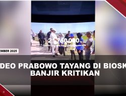 [VIDEO] Viral Video Capaian Prabowo Tayang Di Bioskop, Istana Buka Suara | U-NEWS