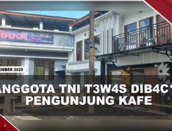 [VIDEO] Melerai Perkelahian, Anggota TNI T3w4s Dibacok Pengunjung Kafe | U-NEWS