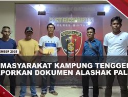 [VIDEO] Masyarakat Kampung Tenggel Laporkan Masalah Lahan Ke Polres Bintan  | U-NEWS