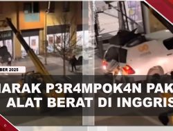 [VIDEO] P3r4mpok di Inggris Kerahkan Alat Berat Angkut Mesin ATM di Toko | U-NEWS