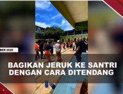 [VIDEO] Viral, Gus Malik Bagikan Jeruk Ke Santri Dengan Cara Dit3nd4ng | U-NEWS