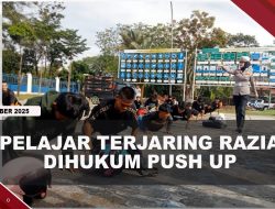 [VIDEO] Terjaring Razia, Belasan Pelajar di Batam Dihukum Push Up | U-NEWS