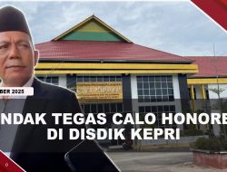 [VIDEO] Geram, Ansar Perintahkan Ungkap Dalang Calo Honorer di Disdik Kepri | U-NEWS
