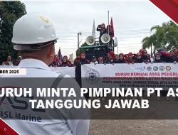 [VIDEO] Ratusan Buruh Geruduk PT ASL, Minta K3 Diterapkan Serta Tolak Outsourcing | U-NEWS