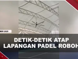 [VIDEO] Angin Kencang, Lapangan Padel Roboh Hingga Pengunjung Berhamburan | U-NEWS