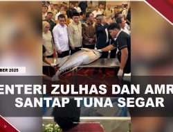 [VIDEO] Momen Menteri Zulhas dan Amran Saksikan Pemotongan Tuna 70 Kilogram | U-NEWS
