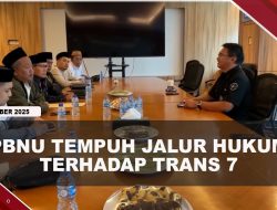 [VIDEO] PBNU Tempuh Jalur Hukum Untuk Trans 7 Atas Tayangan Hina Pesantren | U-NEWS