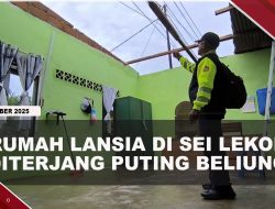 [VIDEO] Angin Puting Beliung T3rj4ng Rumah Lansia di Sei Lekop Hingga Rusak Parah | U-NEWS