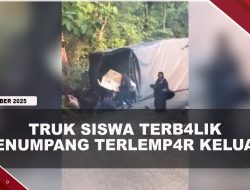[VIDEO] Gagal Nanjak, Truk Rombongan Siswa T3rb4l1k Hingga Penumpang T3rl3mp4r | U-NEWS