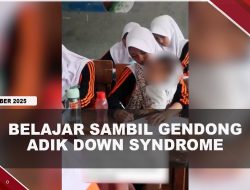 [VIDEO] Kisah Pilu Zulfa, Gendong Adik Down Syndrome Sambil Belajar di Sekolah | U-NEWS
