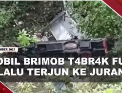 [VIDEO] Mobil Brimob Masuk Jurang Sedalam 50 Meter, Diduga Rem Blong | U-NEWS