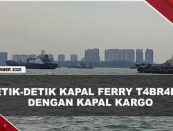 [VIDEO] Detik-Detik Kapal Ferry T4br4k4n Dengan Kapal Kargo | U-NEWS