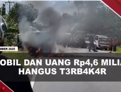 [VIDEO] Mobil Bank Bersama Uang Rp4,6 Miliar Lvd3s T3rb4k4r di Jalan | U-NEWS