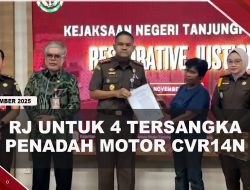 [VIDEO] Kejari Beri Restorative Justice Kepada 4 Tersangka Penadah Motor Curian | U-NEWS