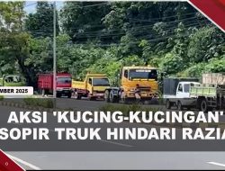 [VIDEO] Razia Truk Muatan Berlebih, Sopir Coba ‘Kucing-Kucingan’ Dengan Petugas | U-NEWS