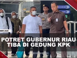 [VIDEO] Gubernur Riau Tiba di Gedung KPK, Hanya Pakai Kaos dan Sandal | U-NEWS