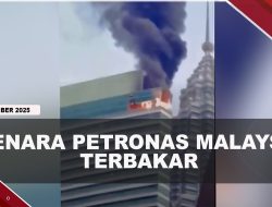 [VIDEO] Menara Petronas Terbakar, Api Diduga Dari Restoran Dalam Gedung | U-NEWS