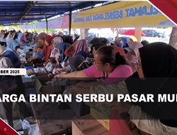 [VIDEO] Warga Bintan Serbu Pasar Murah, Gula Pasir Rp10 Ribu Paling Laris | U-NEWS