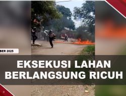 [VIDEO] Aparat Dan Warga Bentrok Jelang Eksekusi Tanah Sengketa