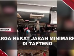 [VIDEO] Warga Nekat Jarah Minimarket Di Tapteng