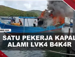 [VIDEO] Kapal Nelayan Terb4k4r Saat Diperbaiki, Satu Pekerja Alami Lvk4 B4k4r | U-NEWS