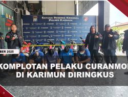 [VIDEO] Polisi Ringkus Komplotan Pelaku Cvr4nm0r di Karimun, 8 Motor Diamankan | U-NEWS