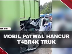 [VIDEO] Mobil Patwal T4br4k Truk Saat Kawal Ambulans Bawa Korban Banjir Padang | U-NEWS