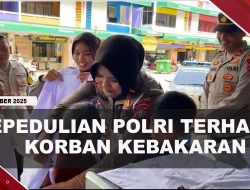 [VIDEO] Polisi Beri Bantuan Perlengkapan Sekolah Untuk Korban Kebakaran | U-NEWS