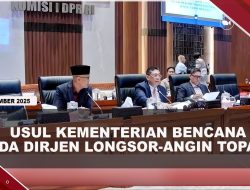 [VIDEO] Ketua Komisi I DPR Utut Adianto Usul Bentuk Kementerian Bencana | U-NEWS