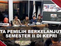 [VIDEO] KPU Kepri Tetapkan Data Pemilih Berkelanjutan Semester II 1.634.384 Orang | U-NEWS