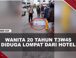 [VIDEO] Wanita 20 Tahun T3w4s Diduga Lompat Dari Lantai 3 Hotel di Tanjung Batu | U-NEWS