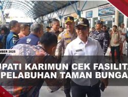 [VIDEO] Bupati Karimun Cek Fasilitas Pelabuhan Untuk Kenyamanan Penumpang Nataru | U-NEWS