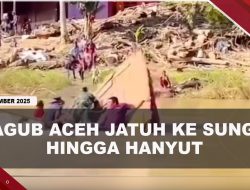 [VIDEO] Tinjau Lokasi Bencana, Wagub Aceh Jatuh Ke Sungai Karena Rakit Terbalik | U-NEWS