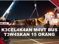 [VIDEO] 15 Orang T3w4s K3celak4an M4vt Bus Po Cahaya di Tol Batang-Semarang | U-NEWS