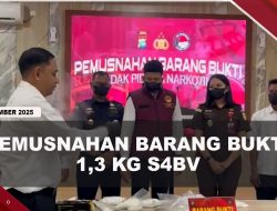 [VIDEO] Polres Karimun Musnahkan 1,3 Kg S4bv Hasil Penindakan November 2025 | U-NEWS